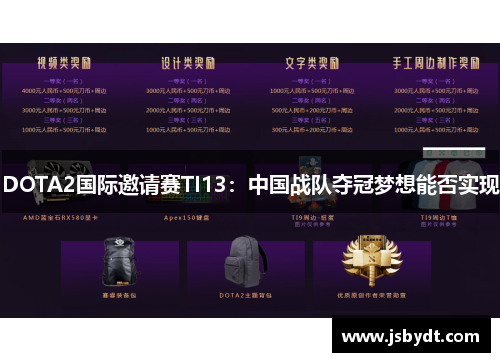 DOTA2国际邀请赛TI13：中国战队夺冠梦想能否实现